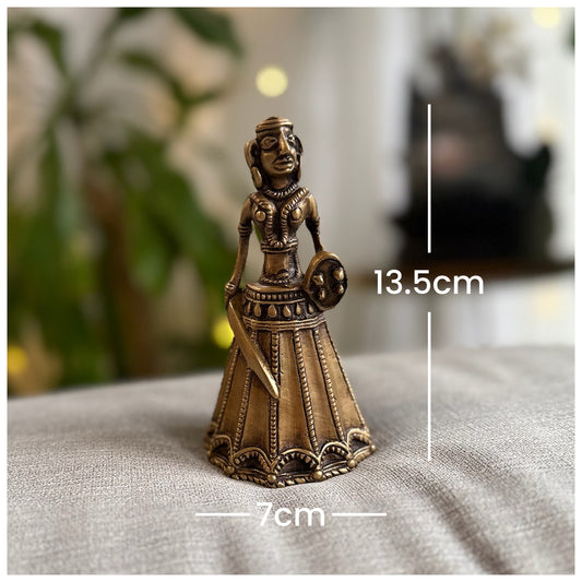 Brass Unique Tribal Bell in antique finish