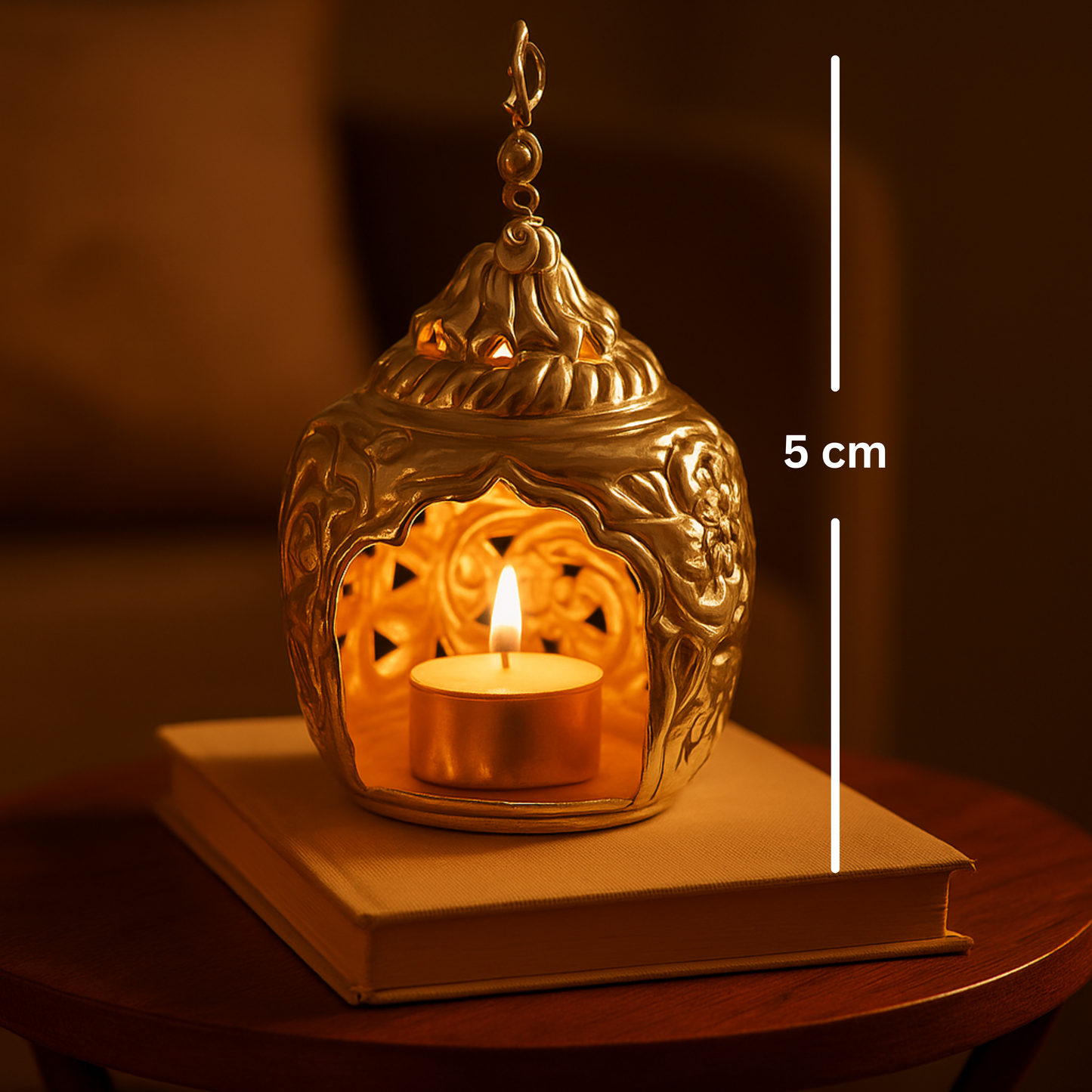 German Silver Peacock Tea Light Holder